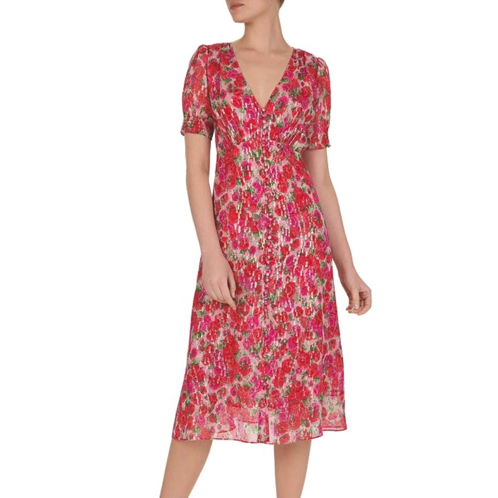 The Kooples Silk Midi Dress